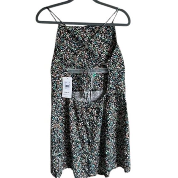 RVCA multicolor printed mini dress size XL NWT - Picture 4 of 7